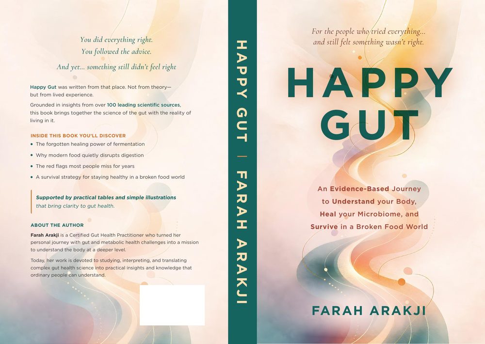 Cover of Happy Gut by Farah Arakji